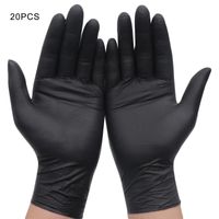 Wholesale Disposable Gloves Black Powder Free Latex Mechanic Tattoo Beauty Care Body Art Household