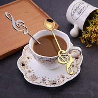 Wholesale Spoons Stainless Steel Coffee Dessert Ice Cream Note Spoon Magic Color Home Garden Kitchen Dining Teaspoons M