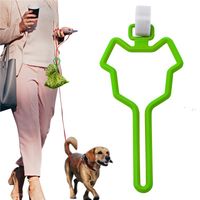 Wholesale Dog Poop Bag Holder Waste Bag Carrier Pet Leash Dispenser Hands Free Holder for Dog Poop Bags Colors T500729