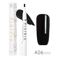 Wholesale Nail Gel Sexy Black One Step Varnish Pen Glitter In Art Color Polish Hybrid Easy To Use Uv Paint Glue