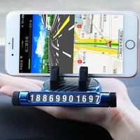 Wholesale Cell Phone Mounts Holders Car Bracket Temporary Parking Sign Rotatable Mobile Holder Hidden Moving Number Plate