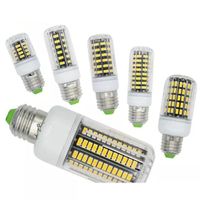 Wholesale 100X E27 E26 E14 GU10 G9 B22 LED Lighta Office Corn Bulb Super Bright SMD W W W W W W LEDs Warm Cool White