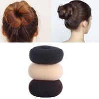 Wholesale Hair Accessories Magic Roll Tool Ring Diy Foam Shaper Snap Lock Hairband Scrunchie Headband Gumki Do Wlosow