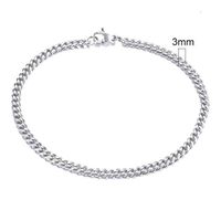 Wholesale Perfect dign Mens Simple mm Stainls Steel Curb Cuban Link Chain Bracelets for men Women Unisex Wrist Jewelry Gifts
