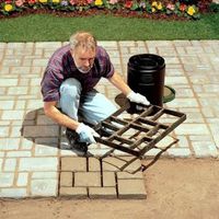 Wholesale Garden Buildings Pavement DIY Path Making Manually Paving Cement Brick Tool Stepping Stone Block Path Maker Mold