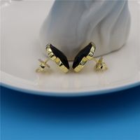 Wholesale 2021 Stud Earrings For Women Gift Sterling Silver Bear Jewelry