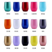 Wholesale Water Bottles oz Stainless Steel Red Wine Vacuum Flask In Couple Eggshell Cup U shaped Big Belly Egg