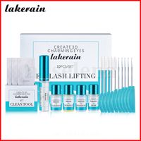 Wholesale Lakerain Eyelash Lifting Kit Perming Eyelashes Wave Curling Lashes Perm Salon Beauty Lotion For Eye set