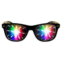 Wholesale Sunglasses Premium Diffraction D Prism Raves Glasses Plastic For Fireworks Display Laser Shows Rainbow Gratings