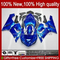 Wholesale Moto Body For KAWASAKI NINJA OEM ZX600C ZX636 ZX R R CC Bodyworks No ZX600 ZX ZX R ZX ZX CC ZX6R ABS Fairing Kit metal blue