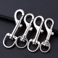 Wholesale Swivel Snap Hooks with Key Rings High Quality Metal Lobster Clasps keychains Keyring Jewelry Making DIY Crafts Party Favors Kimter P393FA