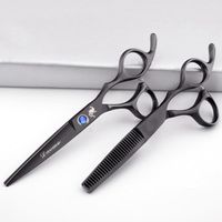 Wholesale Hair Scissors Salon Stainl Steel Inch Cutting Thinning Styling B Teeth Blades Thread Scissor Sewing Shears
