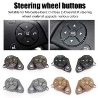 Wholesale Left Right Car Steering Wheel Switch Control Button Trim Cover Kit For Mercedes Benz W204 X204 W212 C E GLK Class
