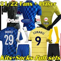 Wholesale Adults kids Kits sock Full sets CFC LUKAKU soccer jerseys Fourth th Fans Player Version HAVERTZ KANTE WERNER PULISIC ABRAHAM football shirts