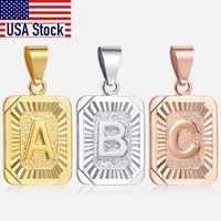 Wholesale Designer Necklace Luxury Jewelry Trendsmax Initial letter Pendant a b c Charm Gold Capital Letter for Women girl Alphabet GPM05A