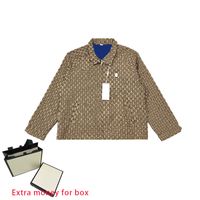 Wholesale 21SS A W Classic Print Mens Jacket Loose Casual Letter Pattern Coat Zip Pocket Trim Couples Wear Womens Coats