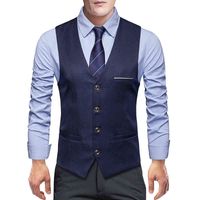 Wholesale Nxy Men s Suit Chaleco Informal De Boutique Para Hombre Traje Formal Ajustado Negocios Color Slido a Novedad