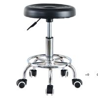 Wholesale Hydraulic Adjustable Salon Stool Swivel Rolling Tattoo Chair SPA Massage Commercial Furniture sea shipping EWA5271