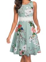 Wholesale Women s Sleeveless Cocktail A Line Embroidery Party Summer Wedding Guest Dress Casual Dresses