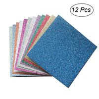 Wholesale Other Arts And Crafts Sheets Glitter Origami Paper Square Vivid Colors For Projects