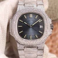 Wholesale R8 montre de luxe mens watches mm new custom original sc movement Wristwatches Swarovski Chimi K white gold diamond watch