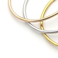 Wholesale Mini Cuff Bracelet Upper Arm Thin Stainless Steel Luxury Jewelry High Quality Nail with Korean Popular Gift New