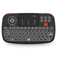 Wholesale Rii Bluetooth Keyboard Portable Mini Wireless with QWERTY Backlit Touchpad for Apple iOS Android Window Smartphone Tablet PC PS4 Xbox Apple TV Tablets Laptops