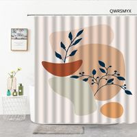 Wholesale Shower Curtains Bohemian Curtain For Bathroom Mid Century Modern Sets With Hooks Aesthetic Abstract Fabric Decorative