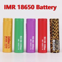 Wholesale Top Quality IMR Battery mAh mAh mAh V A A Gold Leopard Print Rechargable Vape Box Mod Lithium Batteries Cell
