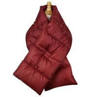 Wholesale Down Scarf Cotton Neck Warmer Collar Scarves Women Puffer scarfs Men Drop Bandanas Fashion Accessories