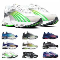 Wholesale Tn Plus II Tuned Running Shoes Mens Trainers Chaussures Triple White Black Hyper Blue Green OG Neon Womens Sneakers Sports Runners