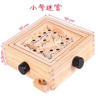 Wholesale Hot Kids Wooden Toy D Puzzle Ball Maze Wood Case Box Fun Brain Hand Challenge Balance Games Educational Toys for Children Adult