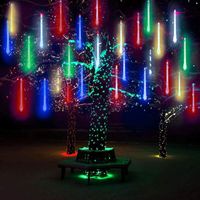 Wholesale Solar Lamps Xmas Party Home Holiday Decoration Meteor Shower Rain Tubes LED String Lights For Tree Christmas Wedding