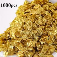 Wholesale Decorative Flowers Wreaths Gold Sliver Rose Petals High Quality Formal Evening Party Decoration Polyester Artificial