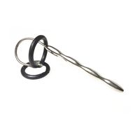 Wholesale Chastity Devices Metal Swell Urethral Sound Dilator Solid Penis Plug Insert Masturbating Stick Stainless Steel Prince Albert Wand Sex Toys for Men XCXA152