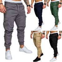 Wholesale Men Sport Pants Long Trousers Tracksuit Fitness Workout Jogger Gym Sweatpants Clothes Mens New X0615