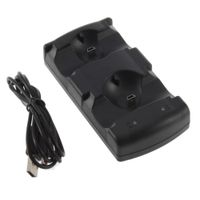 Wholesale Dual Chargers USB Dual Charging Dock Powered Dual Charger for PlayStation for Sony for PS3 Game Controller Accessories