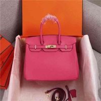Wholesale Ladies Designer Handbag Luxury Bags Leather Golden Mouth Birkin Platinum Tote Bag Size cmosr6 Wan Umyo