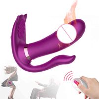 Wholesale Nxy Sex Vibrators Intelligent Heating Dildo Vibrating Panties speed Wireless g Spot Vibrator Faloimitator Toys Vaginal Balls Women