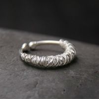 Wholesale Fyla Mode Thai Silver Simple Wiring Expandable Open Ring For Jewelry DIY Can Put Charm Women Men Finger Rings PKY211
