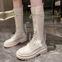 Wholesale Boots sexy thin female wedges on the knee thick bottoms high fall heels winter resistant to wear boots anti slip women boot VDNJ