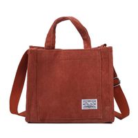 Wholesale Luxury Designer Handbag Corduroy Ladies Bag Trend Single Shoulder Bag Solid Color Buckle Messenger Small Square Bags