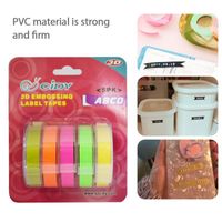 Wholesale Wall Stickers Rolls mm D Embossing PVC Label Tapes Compatible Dymo Manual Printers For Motex E101 Makers