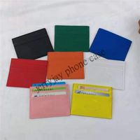 Wholesale B luxury color folder bank card slot ID card slot Easy to carry with ports leather Card stickers for Men Purse Case Driving License Bag