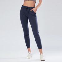 Wholesale Yoga Outfit Polyester Spandex Sex Women High Waist Pants Fitness Running Energy Elastic Leisure