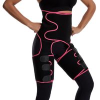 Wholesale Women s Shapers Waist Belt Warmer Slender Shaping Legs Slimming Thigh Trimmers Sweat Shapewear Fat Burning Compress