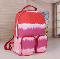 Wholesale color Fashion School Bags Unisex Style Student Men Travel backpack Hight quality fame Women s leather book backpacks women printing pu bag