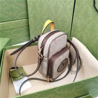 Wholesale Vintage small handbag shoulder bags stylish PU brown cross body purse classic lady handbags mini kids wallets