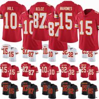 Wholesale 15 Patrick Mahomes Jersey Men women youth Travis Kelce Tyreek Hill Clyde Edwards Helaire cHiEfEs Tyrann Mathieu Football Jerseys