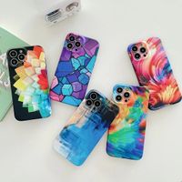 Wholesale European and American style bright firework phone case for Apple Pro Max suitable for iPhone12 dazzling color pumping Cell Phone Cases